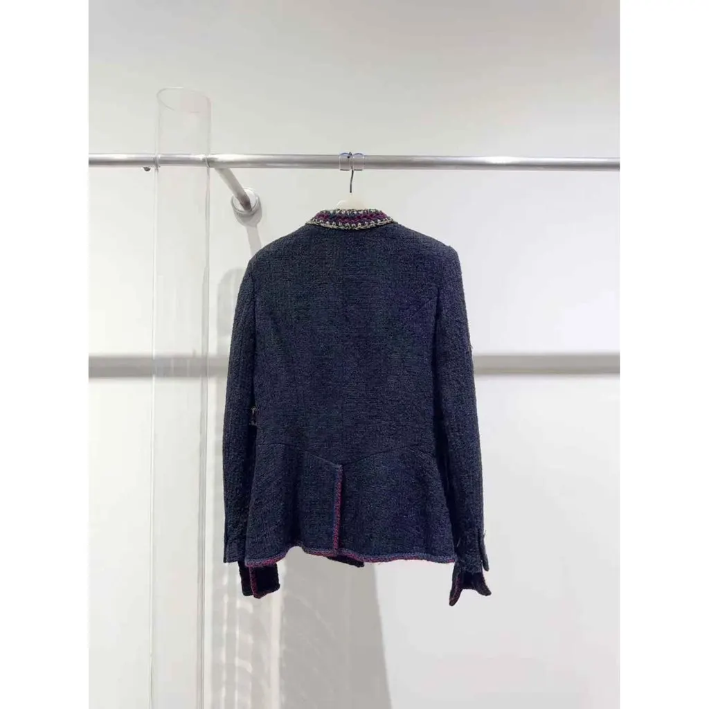 Chanel La Petite Veste Noire Tweed Jacket MultiColor Tweed Very good - Back View