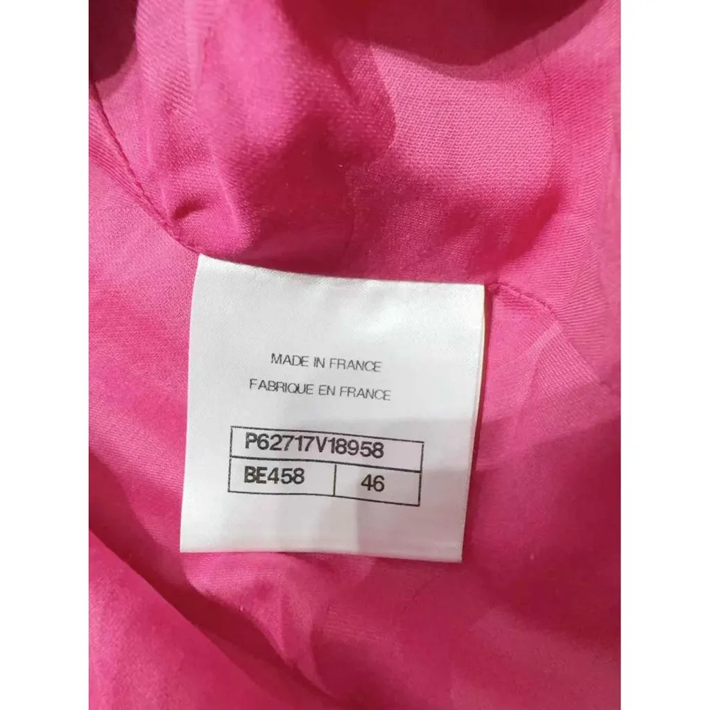 Chanel Pink Tweed Jacket Pink Tweed Very good - Box View