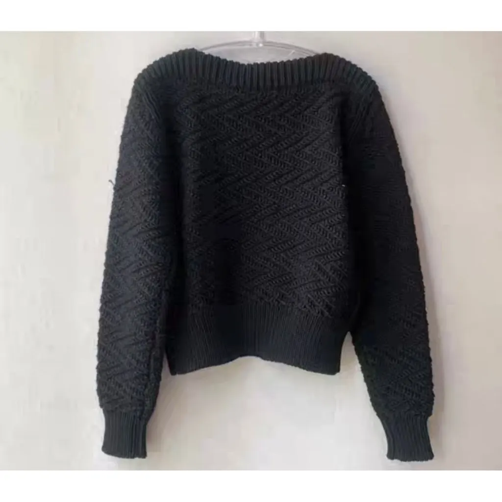 Hermes Black Wool Knitwear Black Wool Very good - Inside View