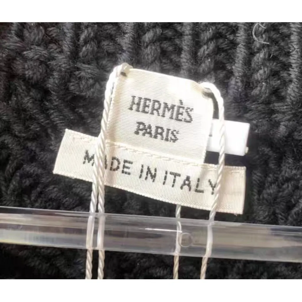 Hermes Black Wool Knitwear Black Wool Very good - Box View