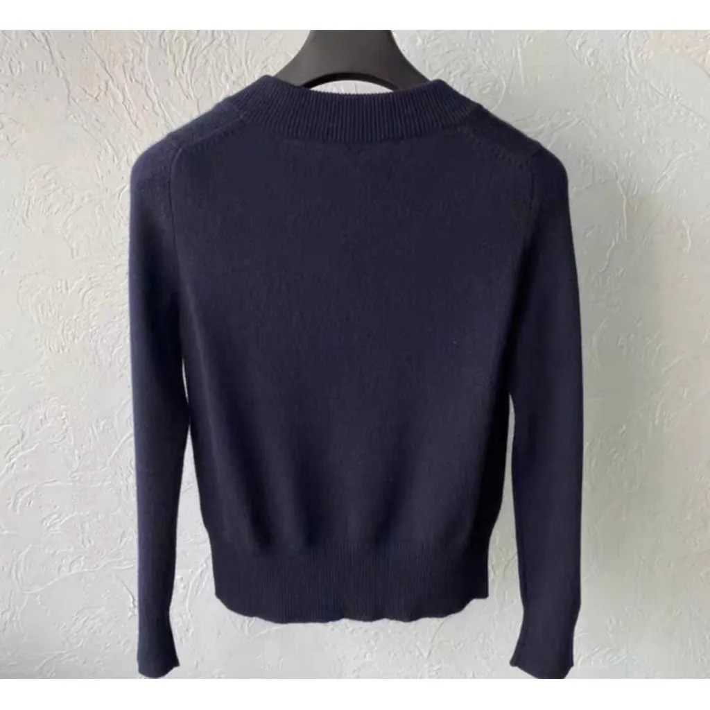 Hermes Navy Cashmere Knitwear Navy Cashmere Very good - Model View