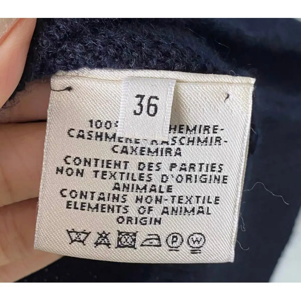 Hermes Navy Cashmere Knitwear Navy Cashmere Very good - Box View