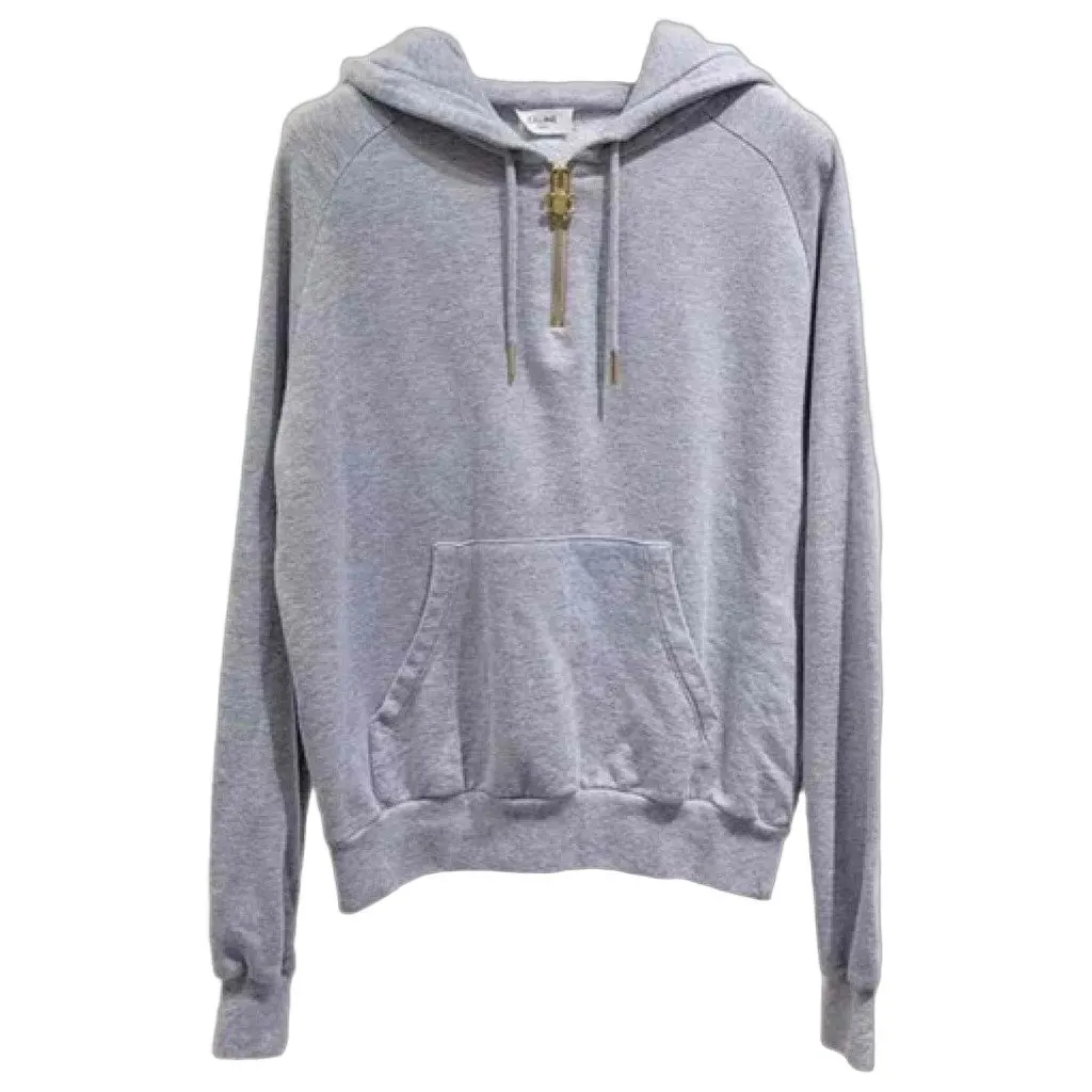 Celine Grey Cotton Knitwear Grey Cotton Very good - Front View