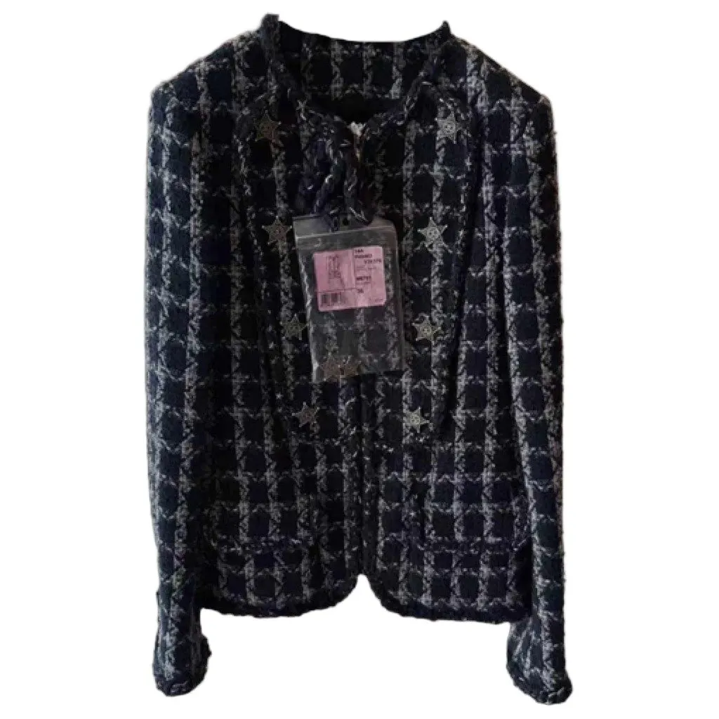Chanel La Petite Veste Noire Cotton Jacket MultiColor Cotton Never worn, with tag - Front View