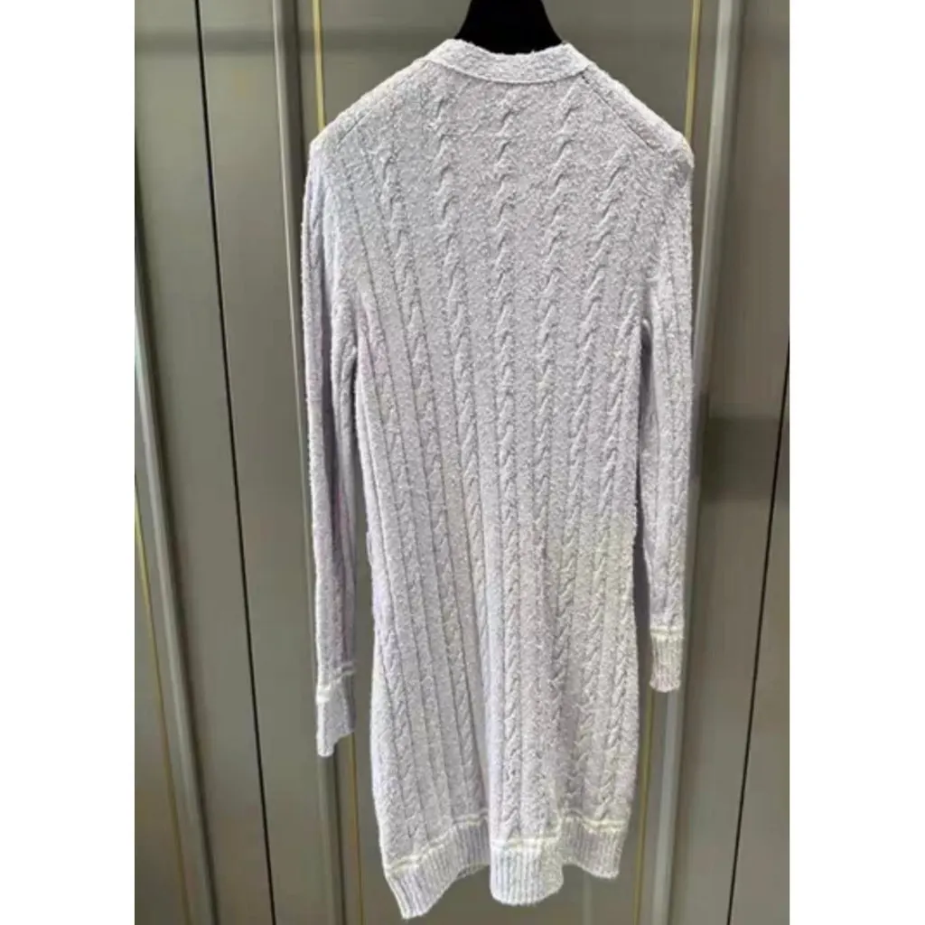 Chanel Purple Viscose Knitwear Purple Viscose Very good - Back View