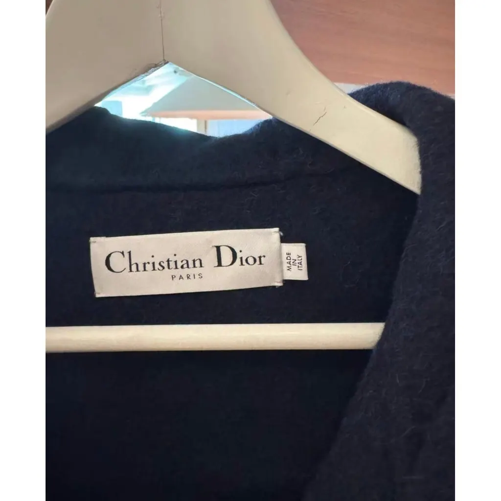 Dior Wool Coat MultiColor Wool Very good - Back View