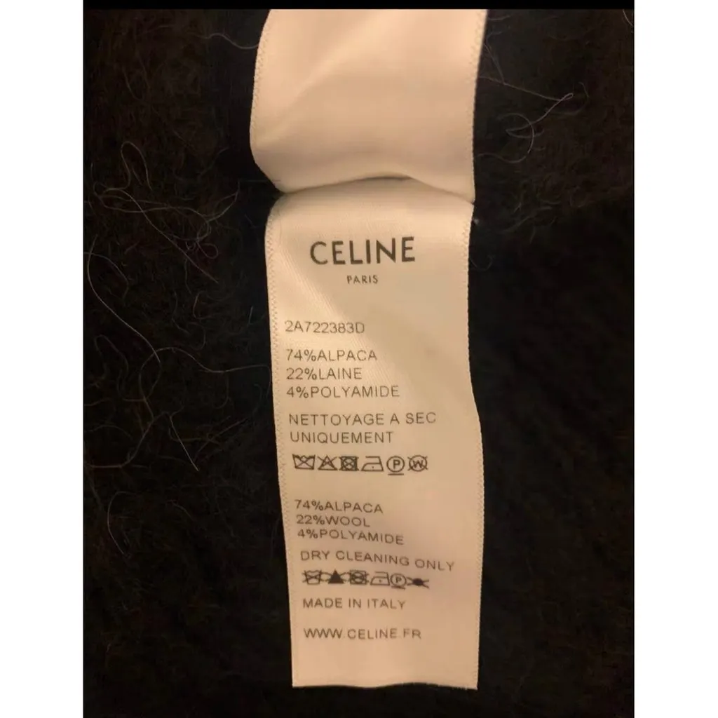 Celine Wool Knitwear MultiColor Wool Never worn, with tag - Model View