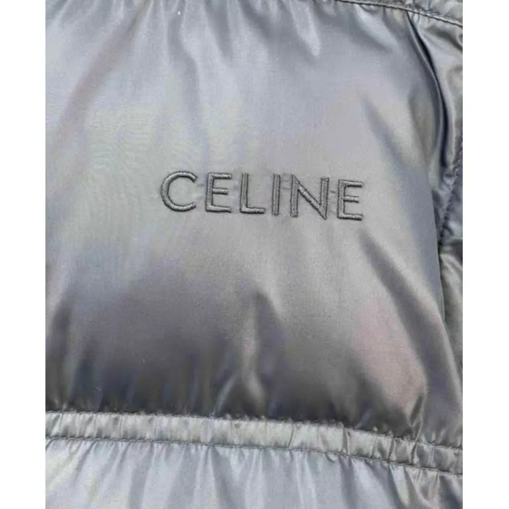 Celine Black Polyamide Coat Black Polyamide Never worn, with tag - Model View