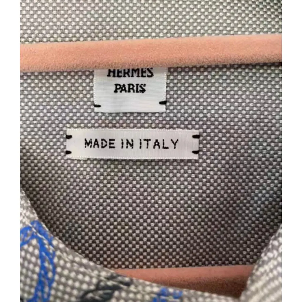 Hermes Cotton Dress MultiColor Cotton Very good - Model View