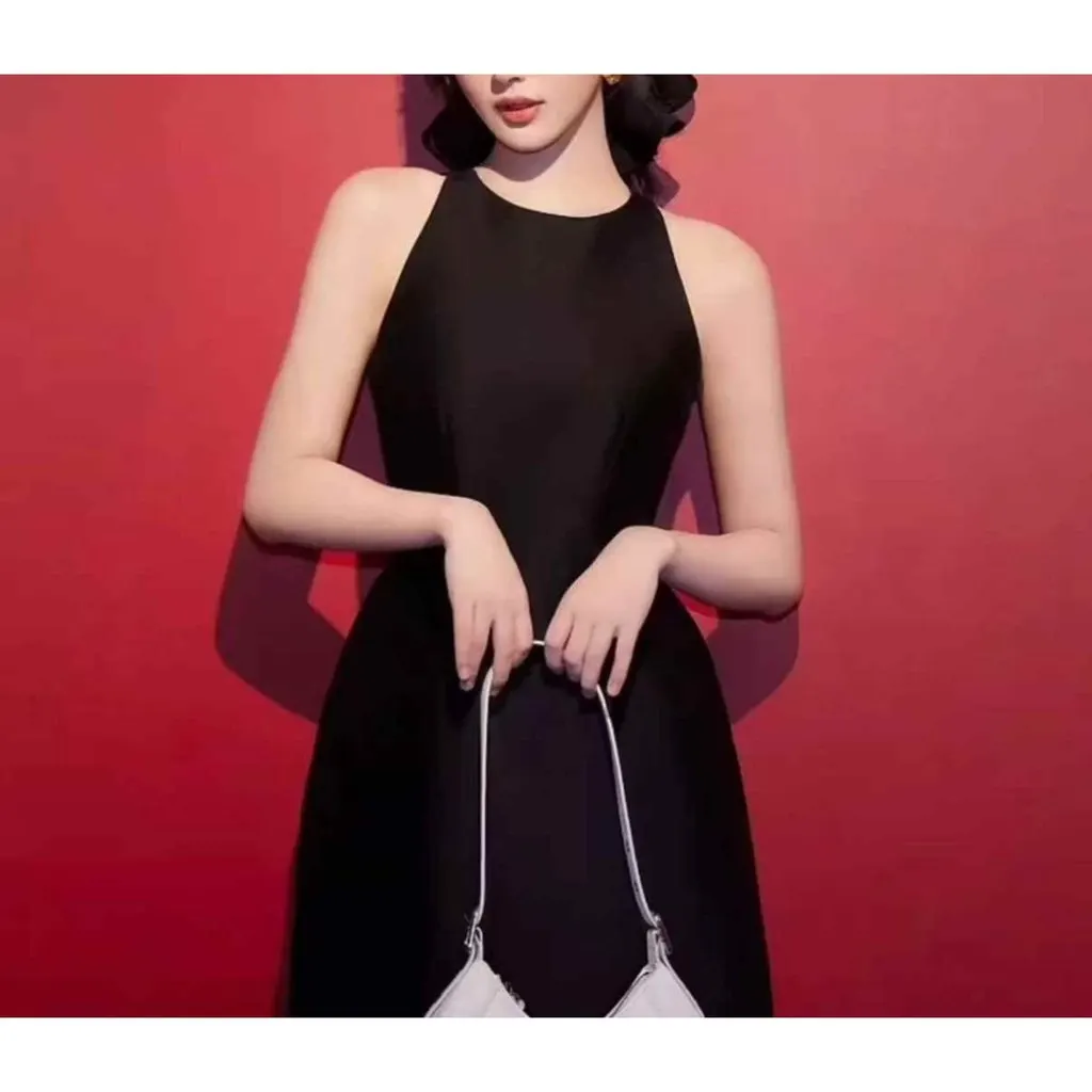 Dior Black Wool Dress Black Wool Never worn, with tag - Inside View