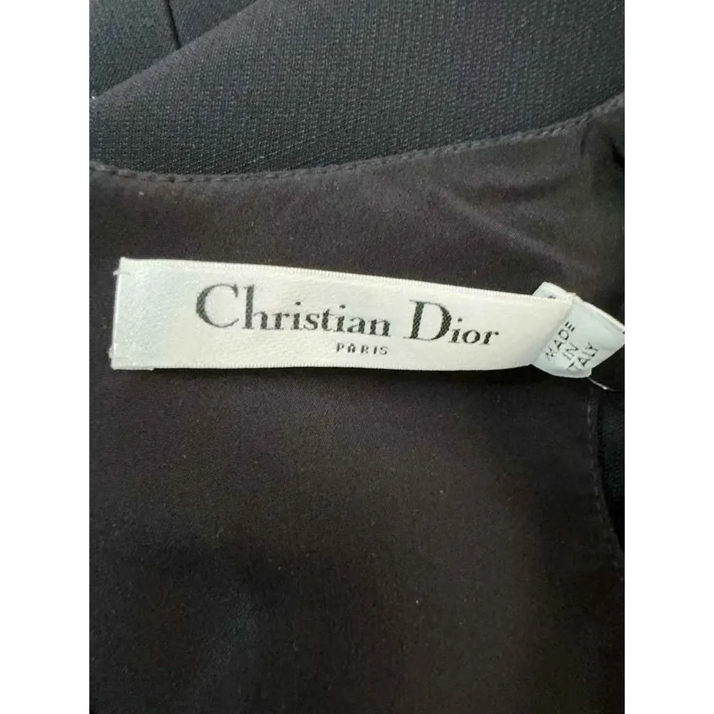 Dior Black Wool Dress Black Wool Never worn, with tag - Box View