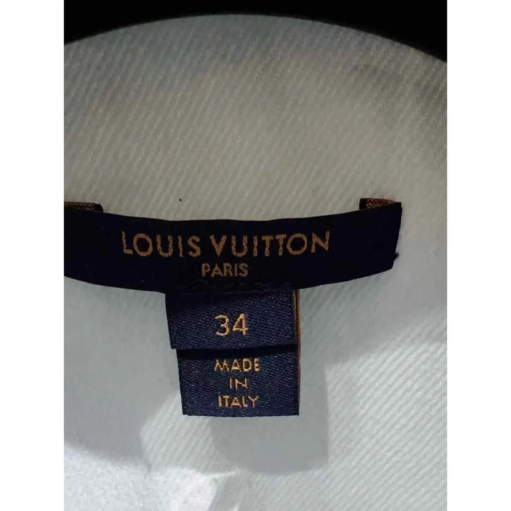 Louis Vuitton Cotton Dress MultiColor Cotton Very good - Model View