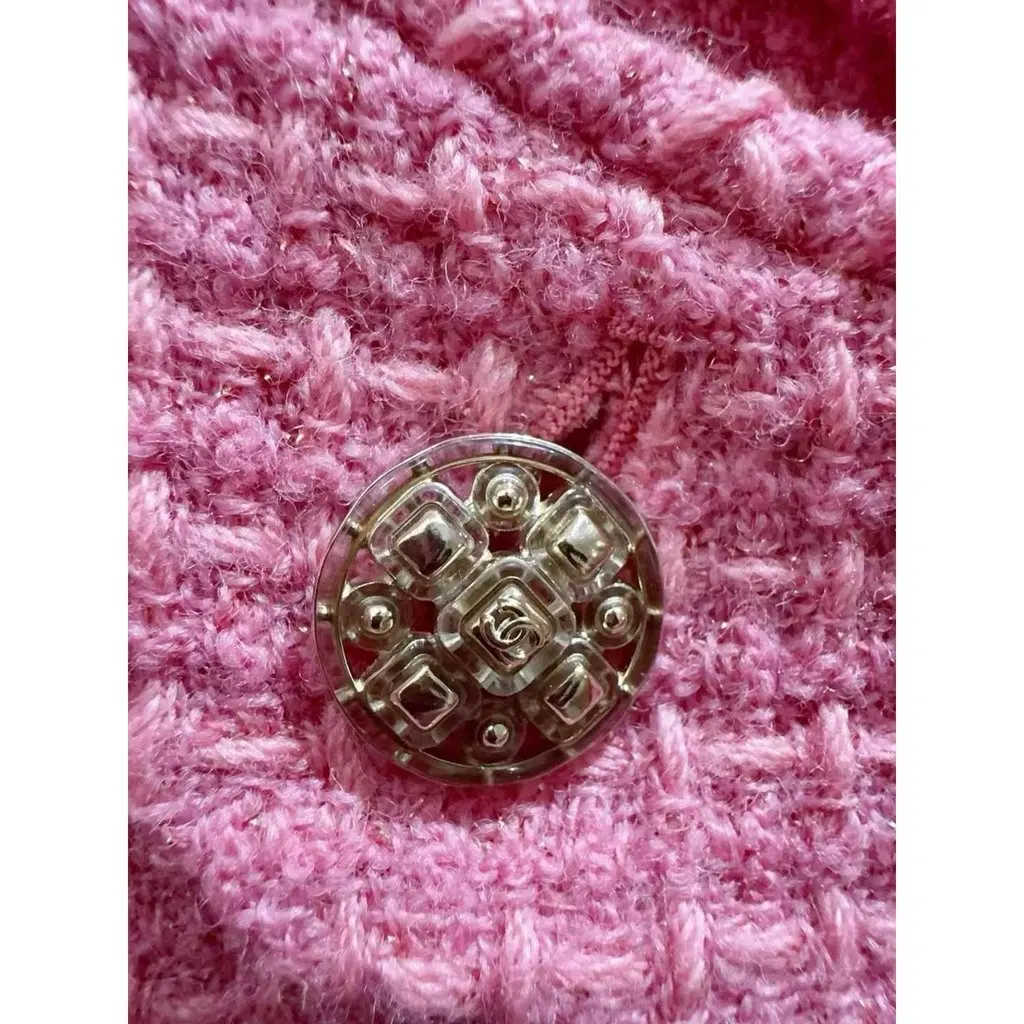 Chanel La Petite Veste Noire Pink Tweed Jacket Pink Tweed Very good - Box View