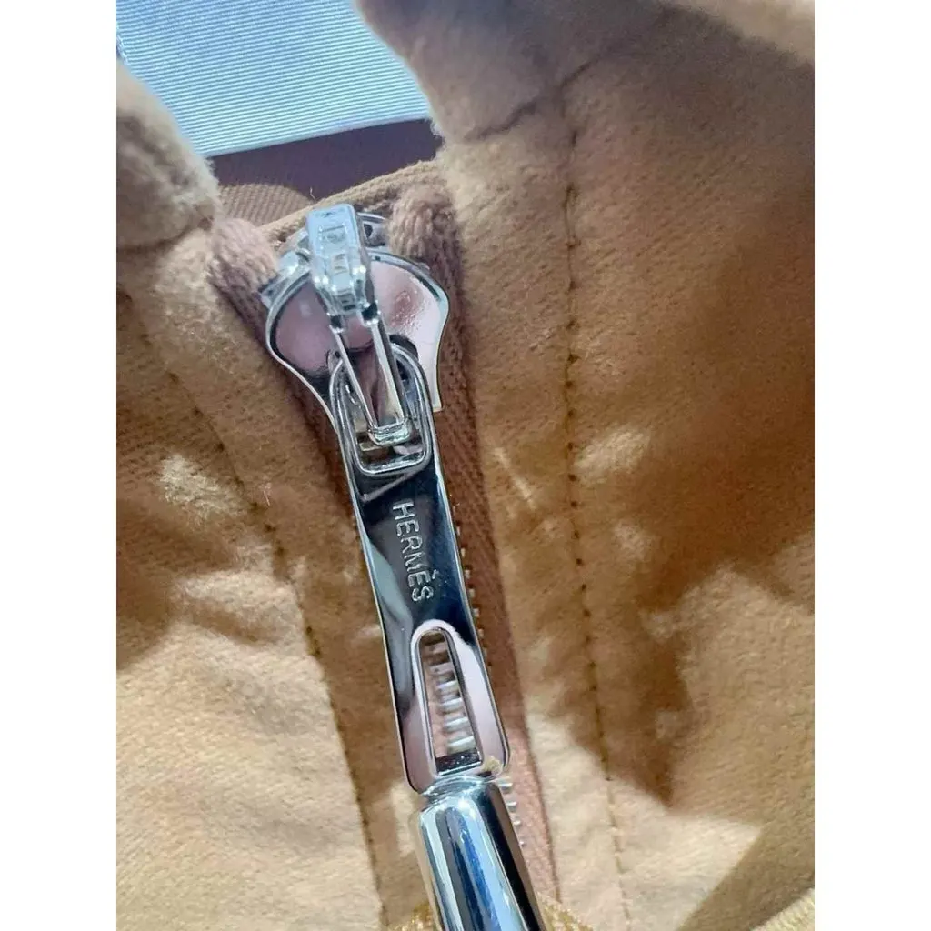 Hermes Cotton Trench Coat MultiColor Cotton Very good - Inside View
