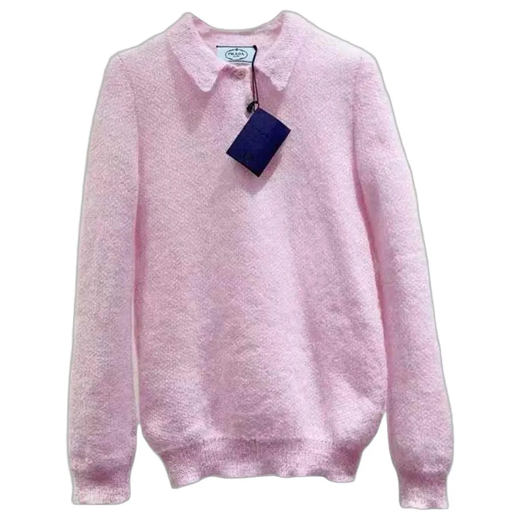 Prada Wool Knitwear MultiColor Wool Never worn, with tag - Front View