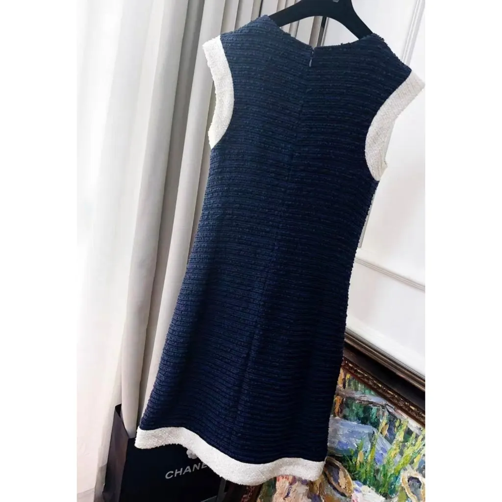 Chanel Cotton Dress MultiColor Cotton Very good - Inside View