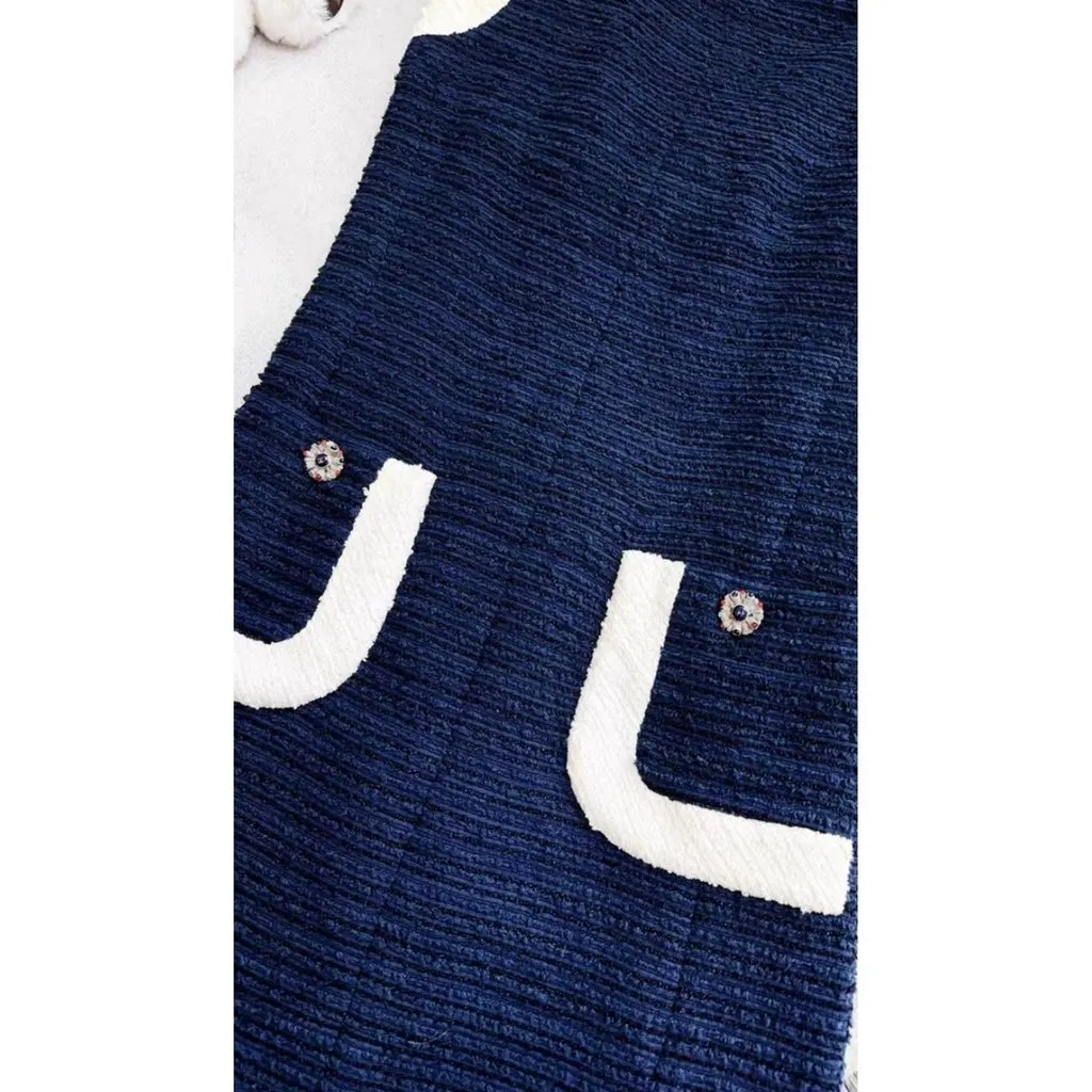 Chanel Cotton Dress MultiColor Cotton Very good - Box View