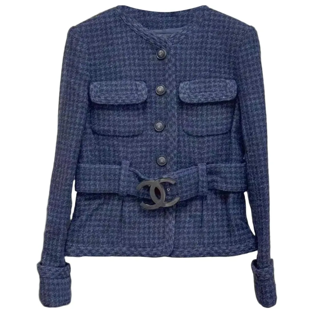 Chanel La Petite Veste Noire Wool Jacket MultiColor Wool Very good - Front View