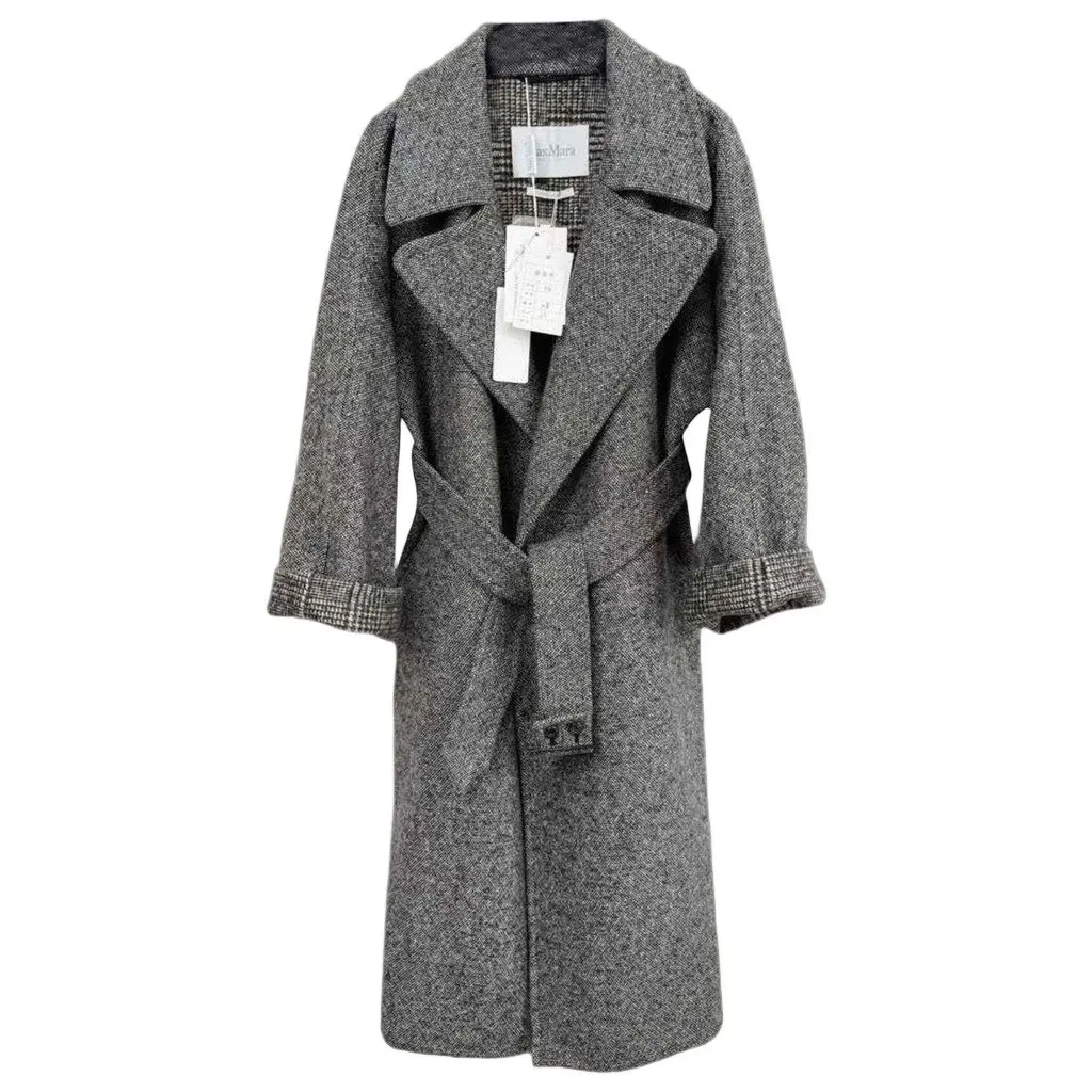 Max Mara Wool Coat MultiColor Wool Never worn, with tag - Front View