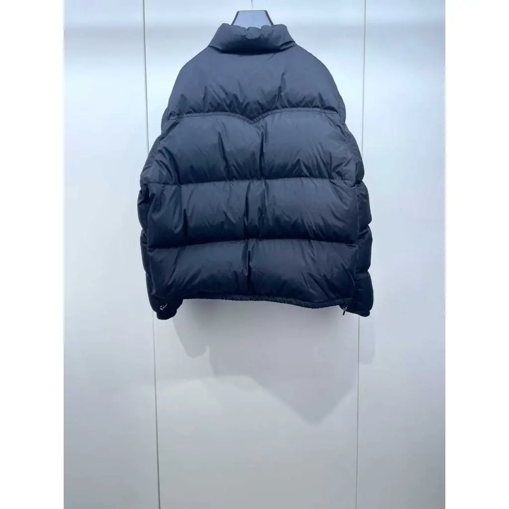 Celine Black Polyester Leather Jacket Black Polyester Very good - Back View
