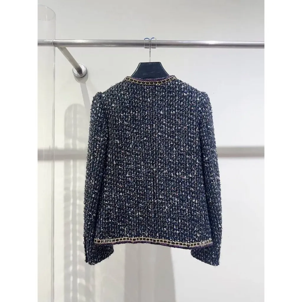 Chanel La Petite Veste Noire Wool Jacket MultiColor Wool Never worn, with tag - Back View
