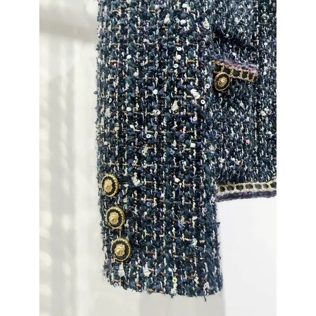 Chanel La Petite Veste Noire Wool Jacket MultiColor Wool Never worn, with tag - Inside View