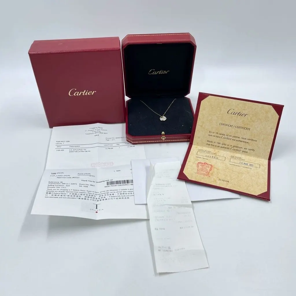 Cartier Amulette Necklace MultiColor Lace Very good - Box View