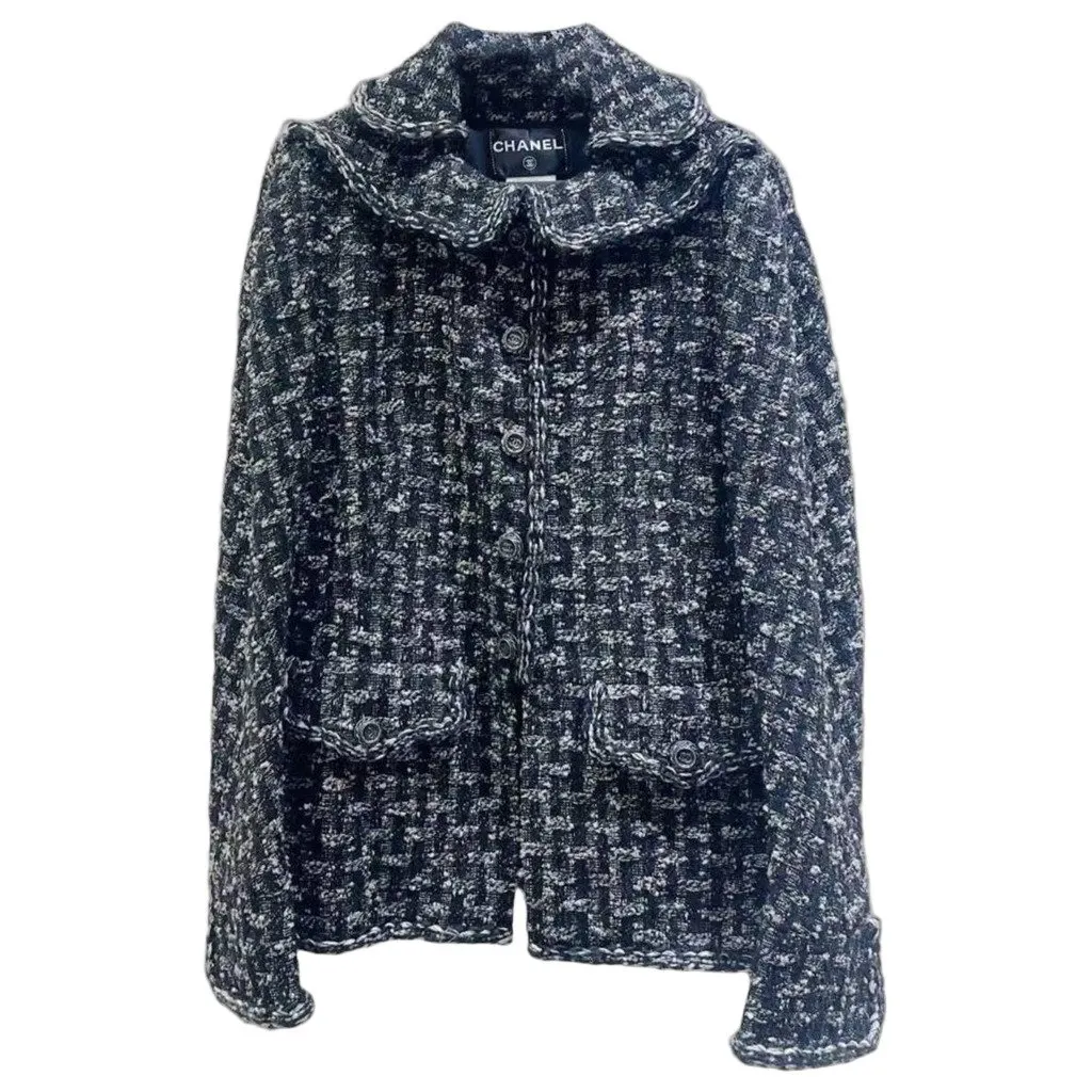 Chanel La Petite Veste Noire Wool Jacket MultiColor Wool Very good - Front View