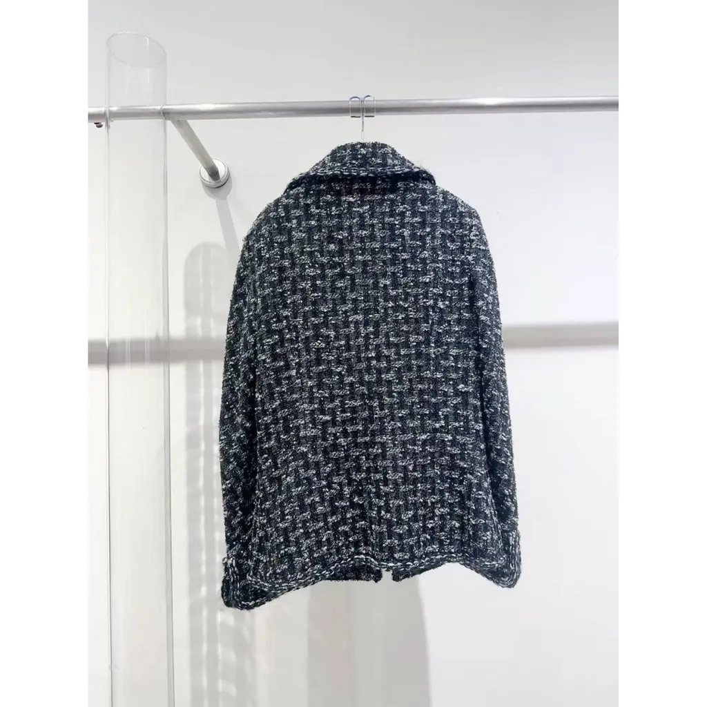 Chanel La Petite Veste Noire Wool Jacket MultiColor Wool Very good - Back View