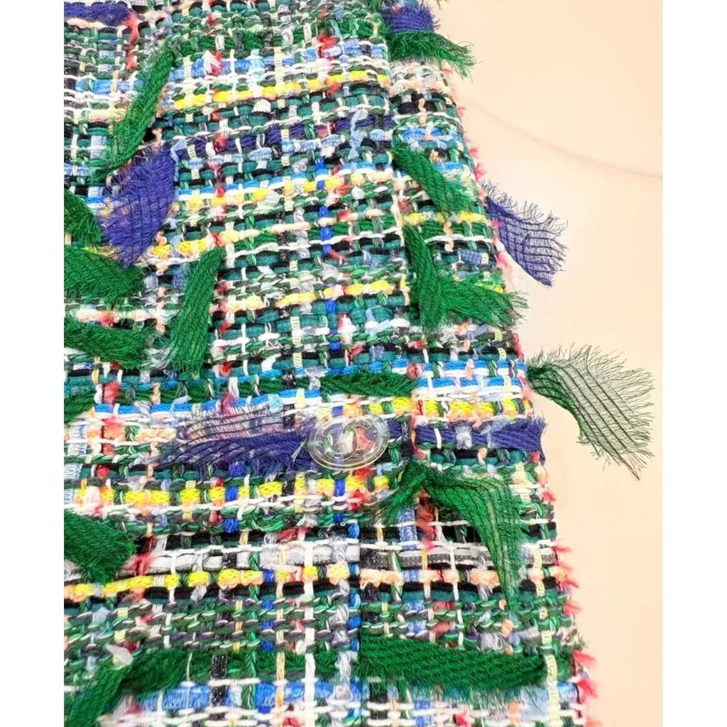 Chanel Cotton Dress MultiColor Cotton Very good - Inside View