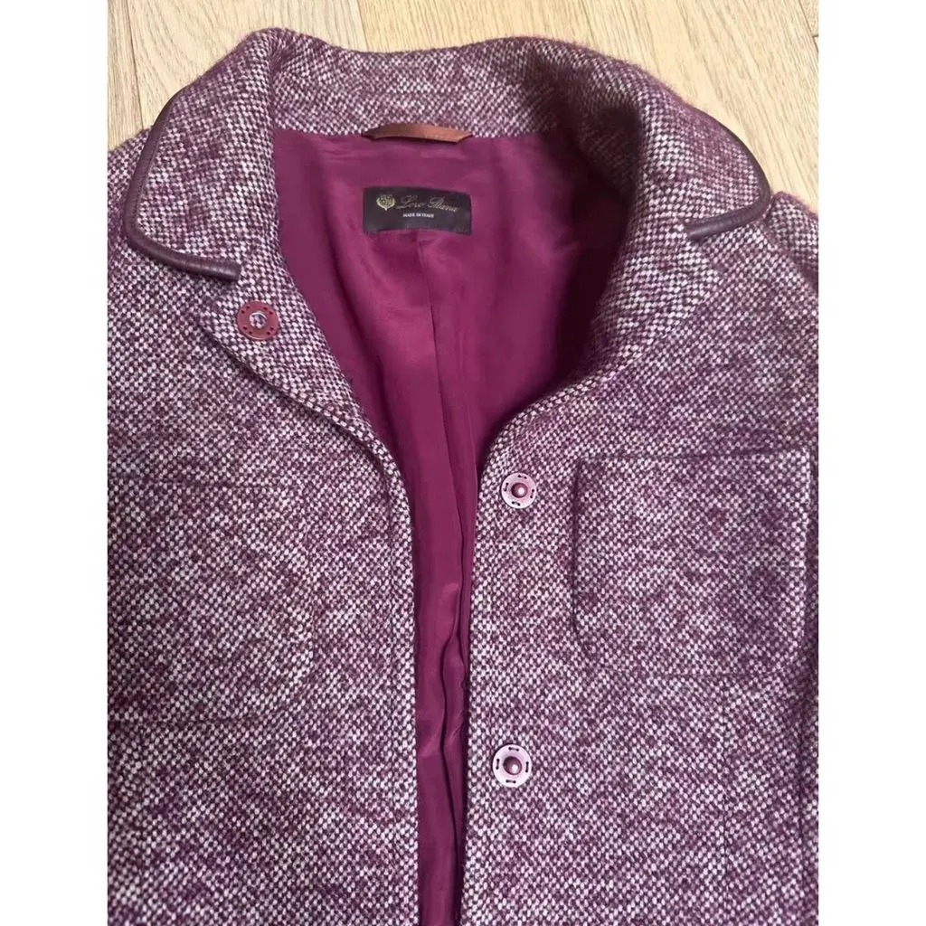 Loro Piana Traveller Wool Jacket MultiColor Wool Very good - Model View