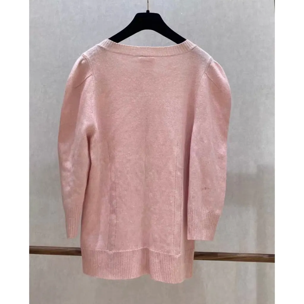 Chanel Pink Cashmere Knitwear Pink Cashmere Very good - Back View