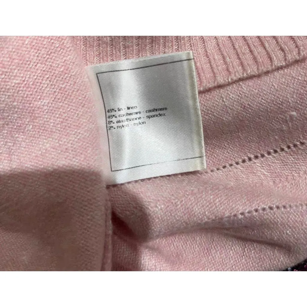 Chanel Pink Cashmere Knitwear Pink Cashmere Very good - Box View