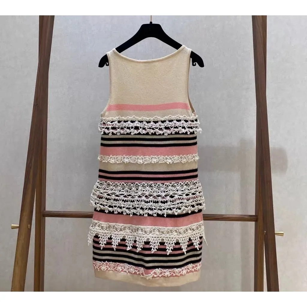 Chanel Cashmere Dress MultiColor Cashmere Very good - Back View
