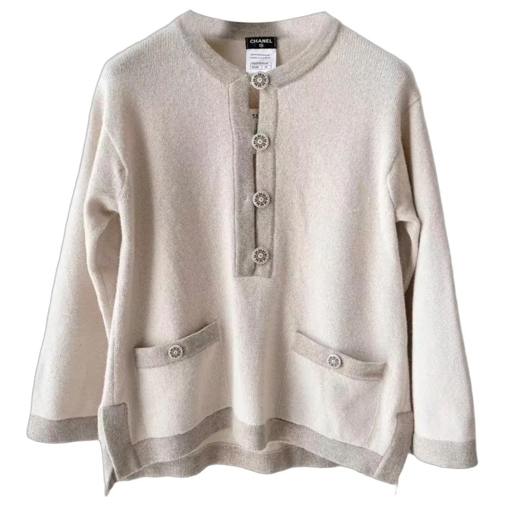 Chanel Cashmere Knitwear MultiColor Cashmere Very good - Front View