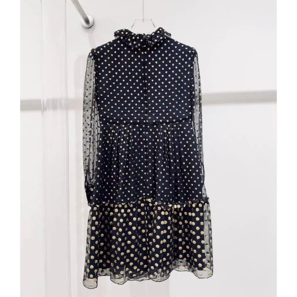 Celine Silk Dress MultiColor Silk Never worn, with tag - Back View