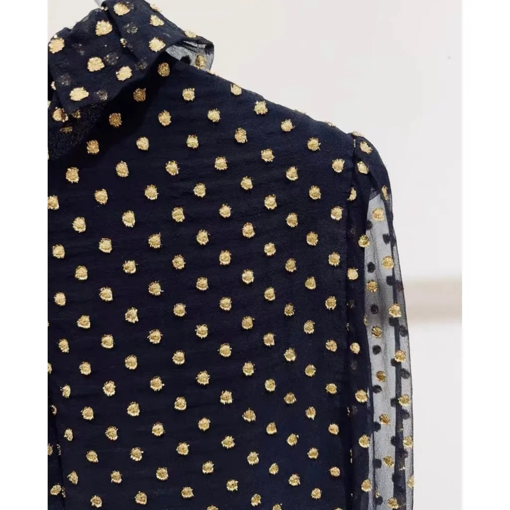 Celine Silk Dress MultiColor Silk Never worn, with tag - Inside View