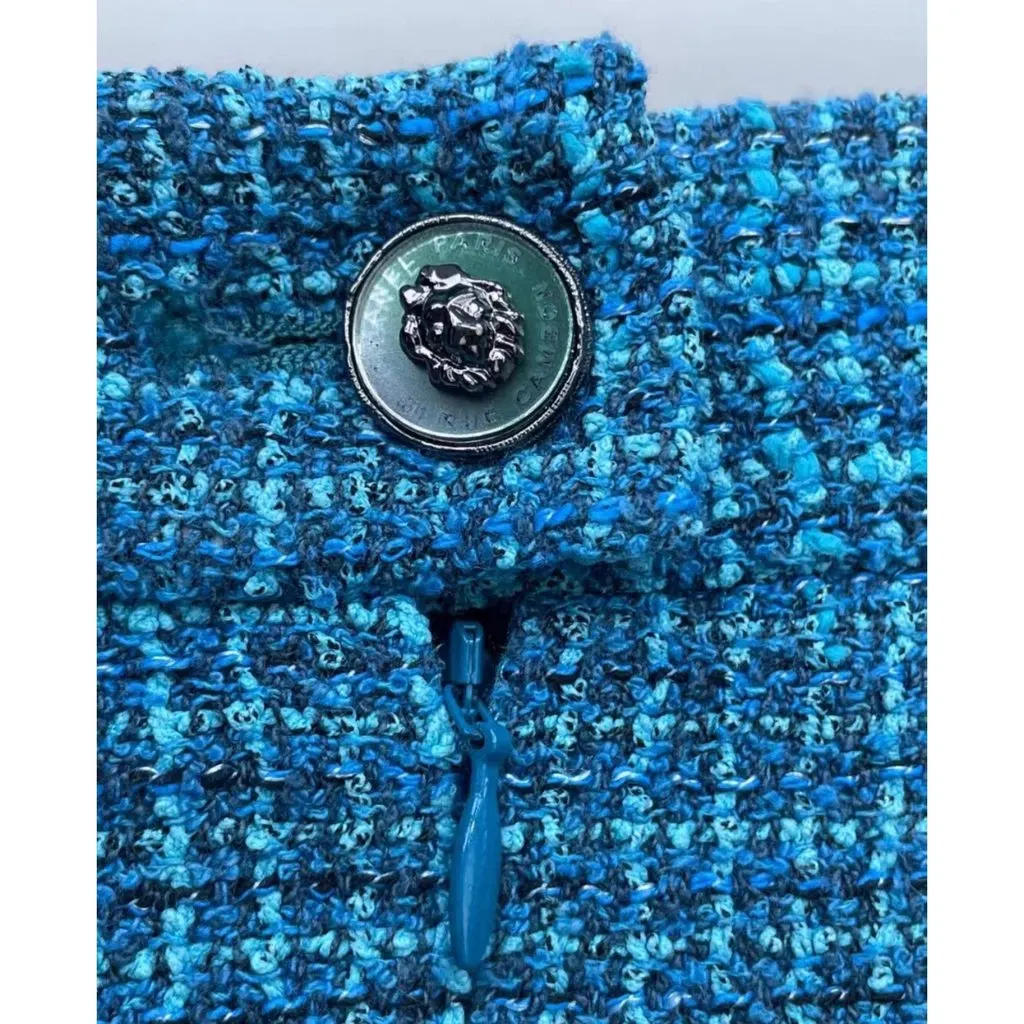 Chanel Tweed Shorts MultiColor Tweed Very good - Inside View