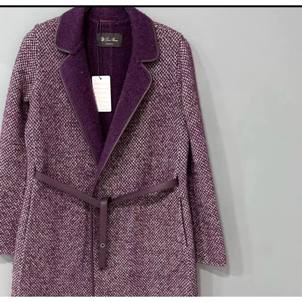 Loro Piana Wool Coat MultiColor Wool Very good - Box View
