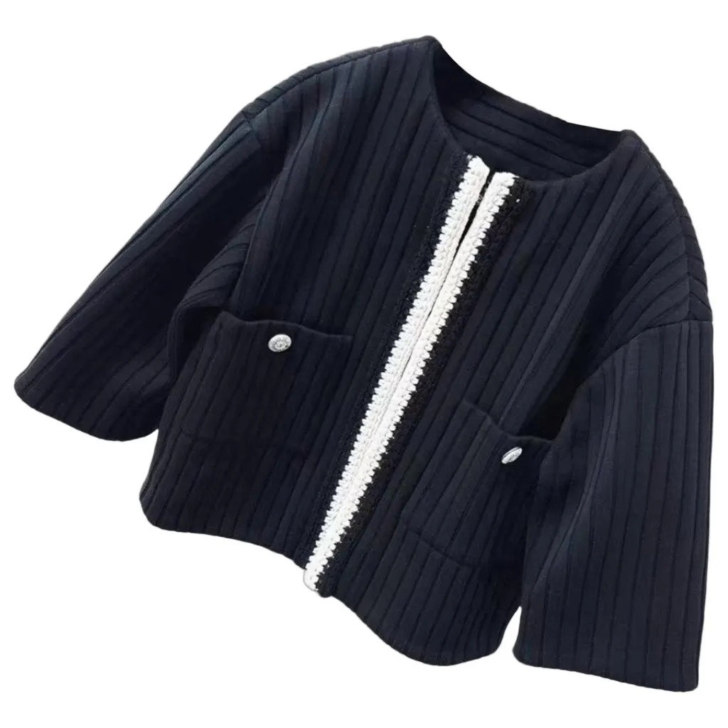 Chanel La Petite Veste Noire Polyamide Jacket MultiColor Polyamide Very good - Front View