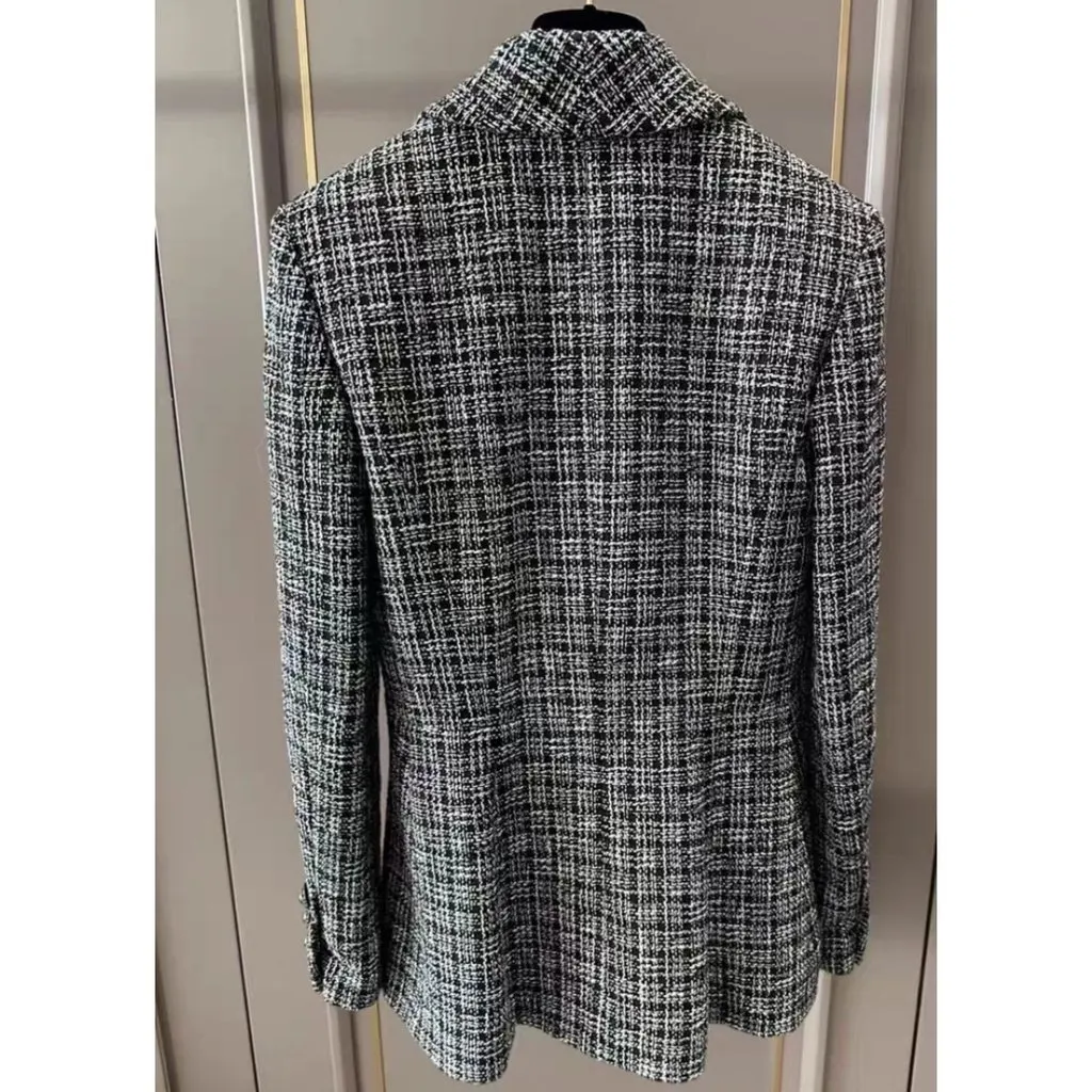 Chanel La Petite Veste Noire Tweed Jacket MultiColor Tweed Very good - Back View