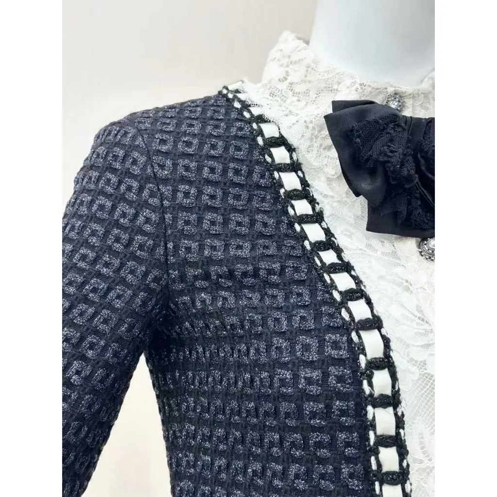 Chanel Wool Dress MultiColor Wool Very good - Model View