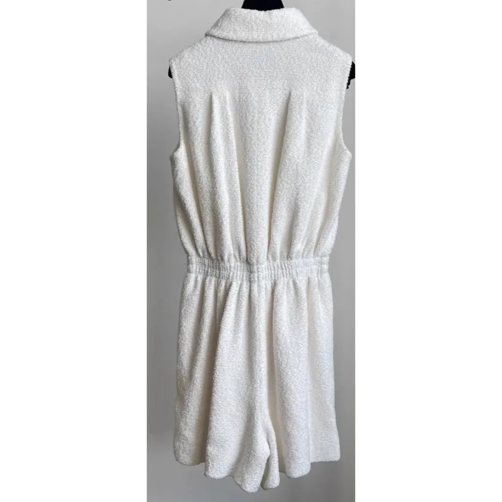 Chanel White Viscose Jumpsuit White Viscose Very good - Back View