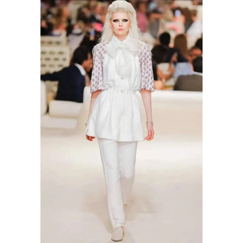 Chanel White Viscose Jumpsuit White Viscose Very good - Inside View