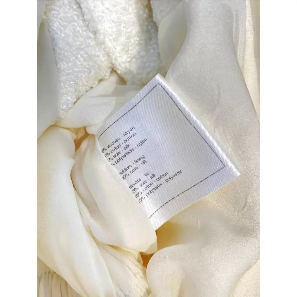 Chanel White Viscose Jumpsuit White Viscose Very good - Model View