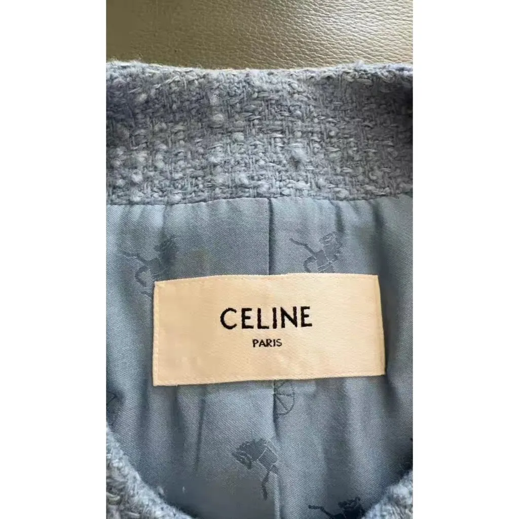 Celine Wool Jacket MultiColor Wool Very good - Inside View