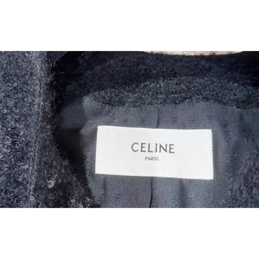 Celine Black Wool Jacket Black Wool Very good - Inside View