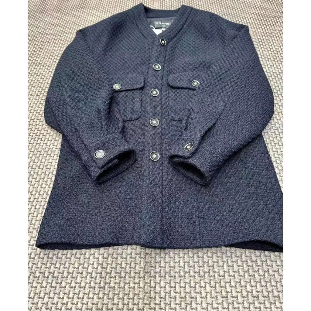 Chanel La Petite Veste Noire Wool Jacket MultiColor Wool Very good - Back View