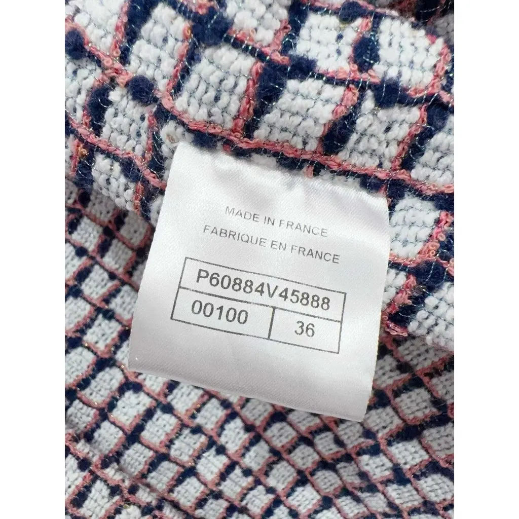 Chanel La Petite Veste Noire White Cotton Jacket White Cotton Very good - Inside View
