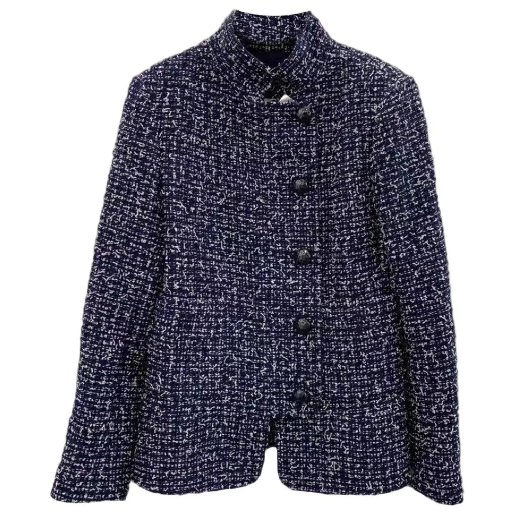 Chanel La Petite Veste Noire Tweed Jacket MultiColor Tweed Very good - Front View